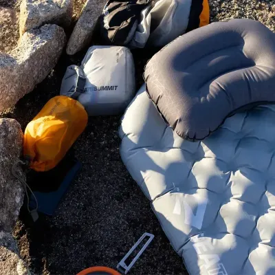 Килимок надувний Sea to Summit Ether Light XR Insulated ASC Mat, Dark Gray, Large Rectangular, 198х64х10см (STS ASL051152-321705) - 7 - Robinzon.ua