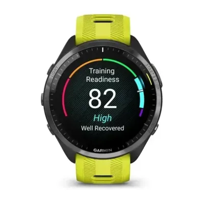 Смарт-годинник Garmin Forerunner 965 з карбоново-сірим титановим безелем, чорним корпусом та жовтим силіконовим ремінцем - 5 Смарт-годинник Garmin Forerunner 965 з карбоново-сірим титановим безелем, чорним корпусом та жовтим силіконовим ремінцем - 5 - Robinzon.ua