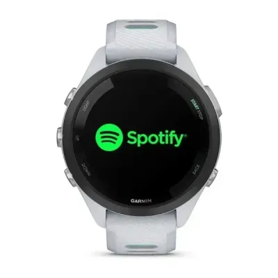 Смарт-годинник Garmin Forerunner 265s з чорним безелем, білим корпусом та біло-неотропік силіконовим ремінцем - 5 Смарт-годинник Garmin Forerunner 265s з чорним безелем, білим корпусом та біло-неотропік силіконовим ремінцем - 5 - Robinzon.ua