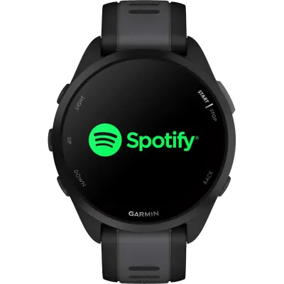 Смарт-годинник Garmin Forerunner 165 Music, чорний/сланцево-сірий силіконовий ремінець - 4 Смарт-годинник Garmin Forerunner 165 Music, чорний/сланцево-сірий силіконовий ремінець - 4 - Robinzon.ua