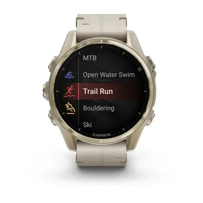 Смарт-годинник Garmin Fenix 8 – 43 мм, AMOLED Sapphire, золотистий зі шкіряним ремінцем кольору сірий вапняк - 7 Смарт-годинник Garmin Fenix 8 – 43 мм, AMOLED Sapphire, золотистий зі шкіряним ремінцем кольору сірий вапняк - 7 - Robinzon.ua