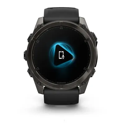 Смарт-годинник Garmin Fenix 8 – 51 мм, AMOLED Sapphire, титан з DLC-покриттям Carbon Gray і силіконовим ремінцем чорного/сірого кольору - 3 Смарт-годинник Garmin Fenix 8 – 51 мм, AMOLED Sapphire, титан з DLC-покриттям Carbon Gray і силіконовим ремінцем чорного/сірого кольору - 3 - Robinzon.ua