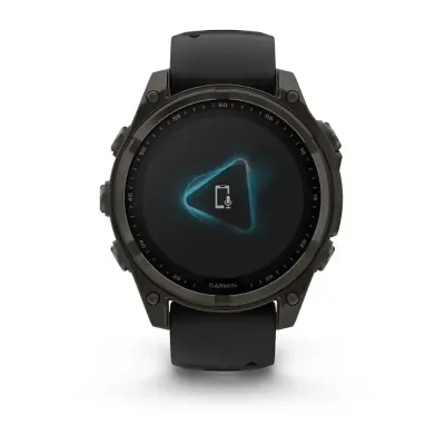 Смарт-годинник Garmin Fenix 8 – 47 мм, Solar Sapphire, титан з DLC-покриттям Carbon Gray та силіконовим ремінцем чорного/сірого кольору - 5 Смарт-годинник Garmin Fenix 8 – 47 мм, Solar Sapphire, титан з DLC-покриттям Carbon Gray та силіконовим ремінцем чорного/сірого кольору - 5 - Robinzon.ua