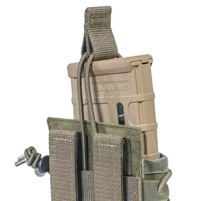 Підсумок для магазинів автомату Tasmanian Tiger SGL Mag Pouch MKII IRR, Stone Grey Olive (TT 7077.332) - 7 - Robinzon.ua