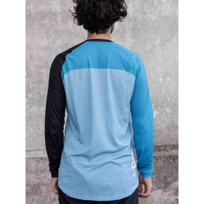 Джерсі POC MTB Pure LS Jersey, Uranium Black/Basalt Blue/Lt Basalt Blue, S (PC 528448321SML1) - 5 - Robinzon.ua