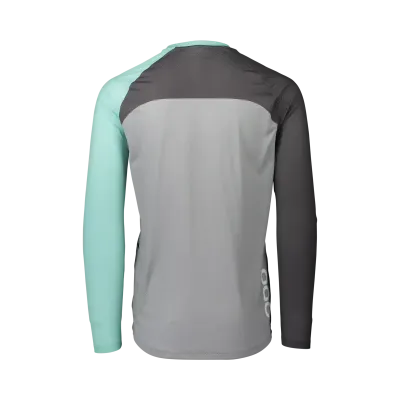 Джерсі POC MTB Pure LS Jersey, Lt Fluorite Green/Sylvanite Grey/Alloy Grey, S (PC 528448320SML1) - 2 - Robinzon.ua