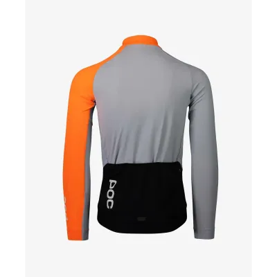 Велоджерсі з довгим рукавом POC Essential Road Mid LS Jersey, Granite Grey / Zink Orange, S (PC 582108287SML1) - 1 Велоджерсі з довгим рукавом POC Essential Road Mid LS Jersey, Granite Grey / Zink Orange, S (PC 582108287SML1) - 1 - Robinzon.ua