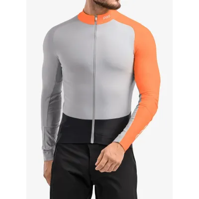 Велоджерсі з довгим рукавом POC Essential Road Mid LS Jersey, Granite Grey / Zink Orange, S (PC 582108287SML1) - 4 Велоджерсі з довгим рукавом POC Essential Road Mid LS Jersey, Granite Grey / Zink Orange, S (PC 582108287SML1) - 4 - Robinzon.ua
