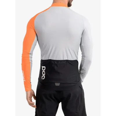 Велоджерсі з довгим рукавом POC Essential Road Mid LS Jersey, Granite Grey / Zink Orange, S (PC 582108287SML1) - 5 Велоджерсі з довгим рукавом POC Essential Road Mid LS Jersey, Granite Grey / Zink Orange, S (PC 582108287SML1) - 5 - Robinzon.ua