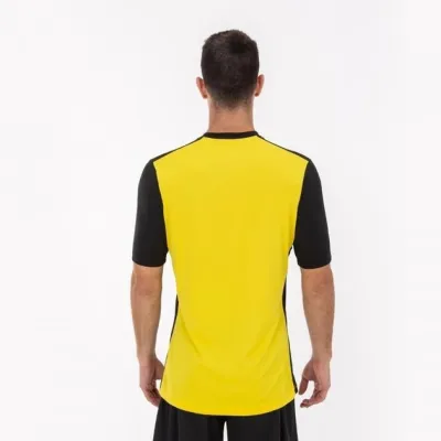 Футболка Joma FLAG II T-SHIRT BLACK-YELLOW S/S чорний,жовтий 2XS 101465BV.109 2XS - 1 - Robinzon.ua