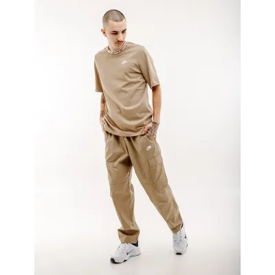 Чоловіча Футболка Nike CLUB LBR SS TOP Бежевий XL (7dFB7309-247 XL) - 3 - Robinzon.ua