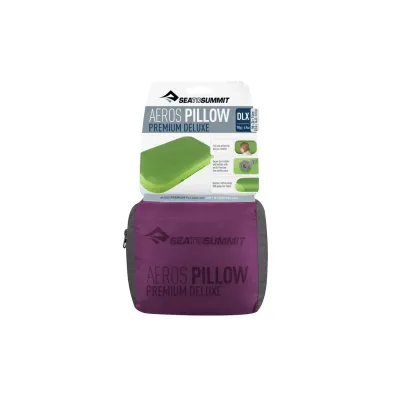 Надувная подушка Aeros Premium Pillow Deluxe, 14х56х36см, Magenta от Sea to Summit (STS APILPREMDLXMG) - 1 - Robinzon.ua