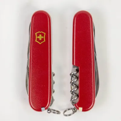 Складаний ніж Victorinox CLIMBER MAT червоний матовий лак з жовт.лого 1.3703.M0008p - 6 Складаний ніж Victorinox CLIMBER MAT червоний матовий лак з жовт.лого 1.3703.M0008p - 6 - Robinzon.ua