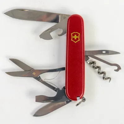 Складаний ніж Victorinox CLIMBER MAT червоний матовий лак з жовт.лого 1.3703.M0008p - 7 Складаний ніж Victorinox CLIMBER MAT червоний матовий лак з жовт.лого 1.3703.M0008p - 7 - Robinzon.ua