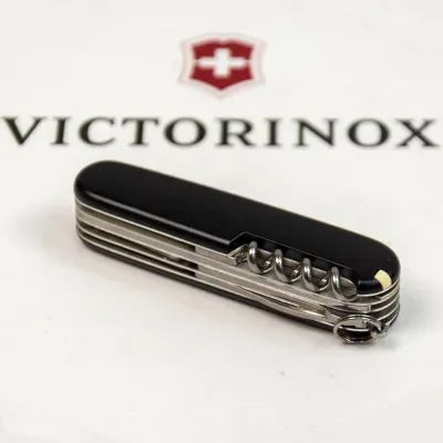Складаний ніж Victorinox HUNTSMAN MAT чорний матовий лак 1.3713.3.M0007p - 1 Складаний ніж Victorinox HUNTSMAN MAT чорний матовий лак 1.3713.3.M0007p - 1 - Robinzon.ua