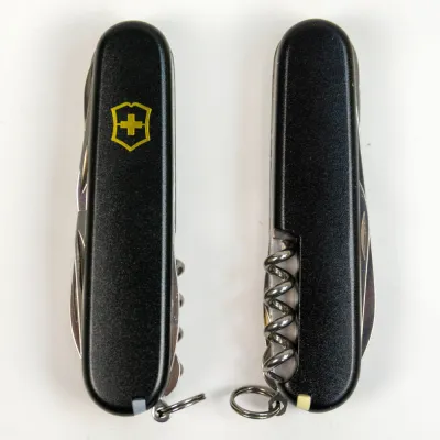 Складаний ніж Victorinox HUNTSMAN MAT чорний матовий лак з жовт.лого 1.3713.3.M0008p - 6 Складаний ніж Victorinox HUNTSMAN MAT чорний матовий лак з жовт.лого 1.3713.3.M0008p - 6 - Robinzon.ua