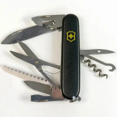 Складаний ніж Victorinox HUNTSMAN MAT чорний матовий лак з жовт.лого 1.3713.3.M0008p - 7 Складаний ніж Victorinox HUNTSMAN MAT чорний матовий лак з жовт.лого 1.3713.3.M0008p - 7 - Robinzon.ua