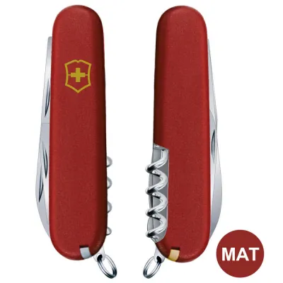 Складаний ніж Victorinox HUNTSMAN MAT червоний матовий лак з жовт.лого 1.3713.M0008p - 2 - Robinzon.ua