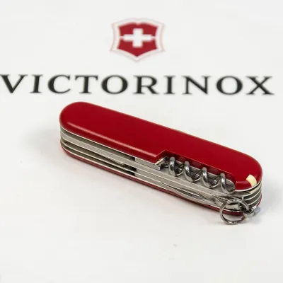 Складаний ніж Victorinox HUNTSMAN MAT червоний матовий лак з жовт.лого 1.3713.M0008p - 5 - Robinzon.ua