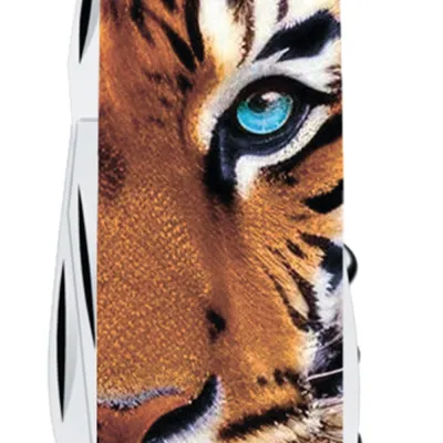 Складаний ніж Victorinox CLIMBER ANIMAL Тигр 1.3703.F1030pw - 4 Складаний ніж Victorinox CLIMBER ANIMAL Тигр 1.3703.F1030pw - 4 - Robinzon.ua