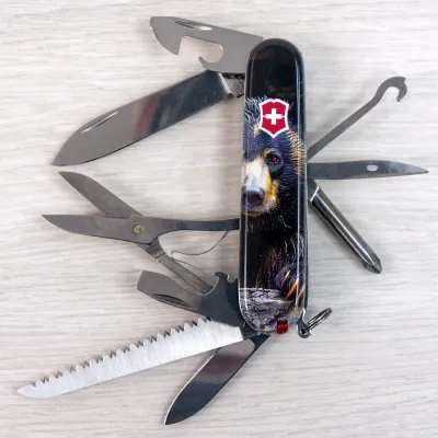 Складной нож Victorinox FIELDMASTER ANIMAL Черный медведь 1.4713.3.F1100pw - 7 - Robinzon.ua