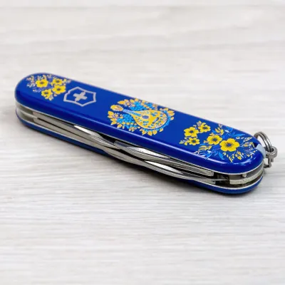 Складной нож Victorinox SPARTAN UKRAINE Украинские мотивы 1.3603.2.T1370u - 6 - Robinzon.ua