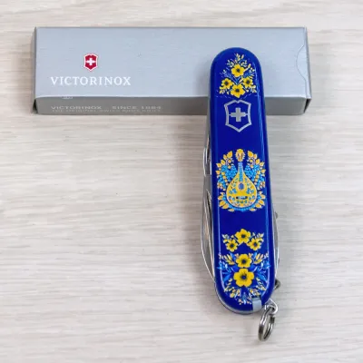 Складной нож Victorinox SPARTAN UKRAINE Украинские мотивы 1.3603.2.T1370u - 7 - Robinzon.ua