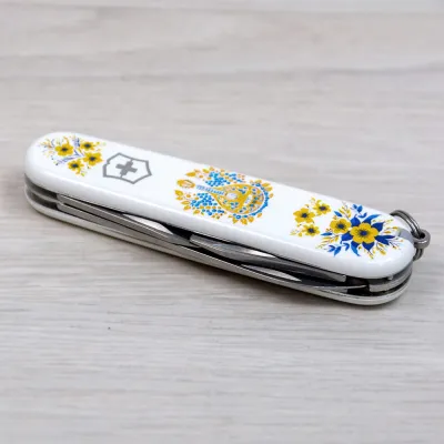 Складной нож Victorinox SPARTAN UKRAINE Украинские мотивы 1.3603.7.T1370u - 2 - Robinzon.ua