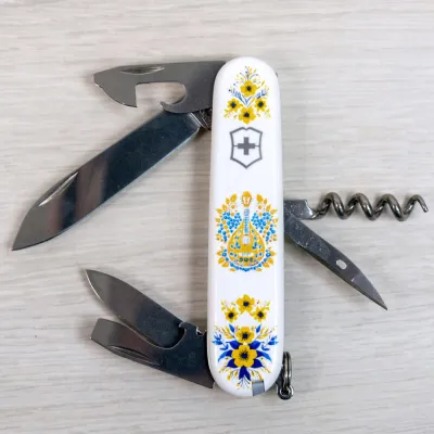 Складной нож Victorinox SPARTAN UKRAINE Украинские мотивы 1.3603.7.T1370u - 3 - Robinzon.ua