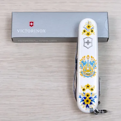 Складной нож Victorinox SPARTAN UKRAINE Украинские мотивы 1.3603.7.T1370u - 6 - Robinzon.ua
