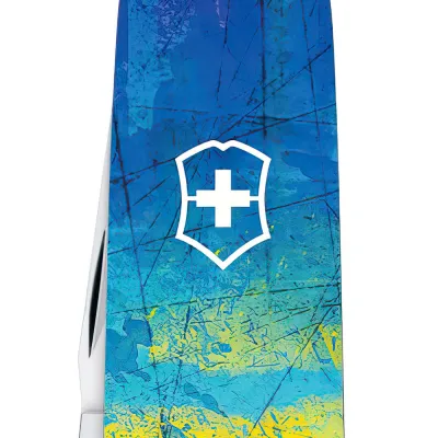 Складаний ніж Victorinox SPARTAN UKRAINE Жовто-синій малюнок 1.3603.7.T3100pw - 4 - Robinzon.ua