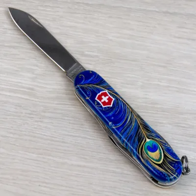 Складной нож Victorinox SPARTAN UKRAINE Волшебное перо Жар-Птицы 1.3603.3.T3150pw - 6 - Robinzon.ua