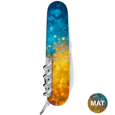 Складной нож Victorinox SPARTAN UKRAINE Желто-синие брызги 1.3603.7.T3160pw - 2 - Robinzon.ua