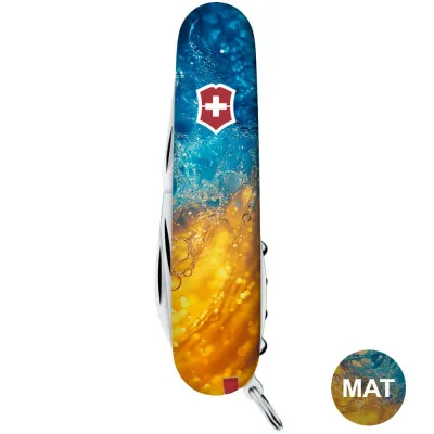 Складной нож Victorinox SPARTAN UKRAINE Желто-синие брызги 1.3603.7.T3160pw - 3 - Robinzon.ua