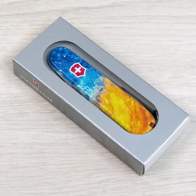 Складной нож Victorinox SPARTAN UKRAINE Желто-синие брызги 1.3603.7.T3160pw - 4 - Robinzon.ua