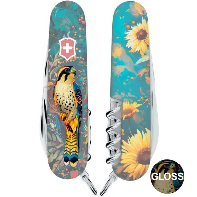 Складной нож Victorinox CAMPER UKRAINE Величественный Сокол 1.3613.3.T3180pw - 3 - Robinzon.ua