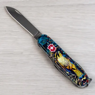 Складной нож Victorinox CAMPER UKRAINE Величественный Сокол 1.3613.3.T3180pw - 8 - Robinzon.ua