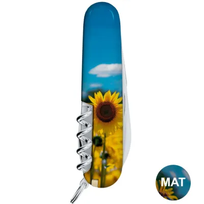 Складной нож Victorinox CAMPER UKRAINE Подсолнечники и бабочка 1.3613.7.T3200pw - 3 - Robinzon.ua