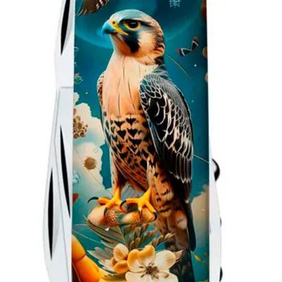 Складной нож Victorinox CLIMBER UKRAINE Сокол-защитник 1.3703.3.T3210pw - 4 - Robinzon.ua