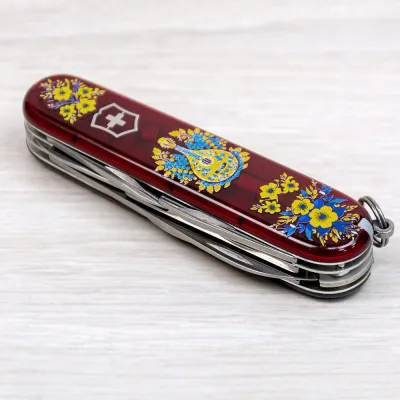 Складной нож Victorinox CLIMBER UKRAINE Украинские мотивы 1.3703.T.T1370u - 2 - Robinzon.ua