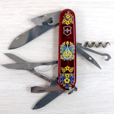 Складной нож Victorinox CLIMBER UKRAINE Украинские мотивы 1.3703.T.T1370u - 3 - Robinzon.ua