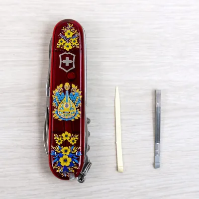 Складной нож Victorinox CLIMBER UKRAINE Украинские мотивы 1.3703.T.T1370u - 5 - Robinzon.ua