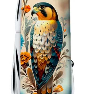 Складной нож Victorinox HUNTSMAN UKRAINE Благородный Сокол 1.3713.7.T3260pw - 4 - Robinzon.ua