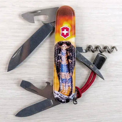 Складаний ніж Victorinox SPARTAN ZODIAC Королівська кобра 1.3603.Z4230pk - 7 - Robinzon.ua