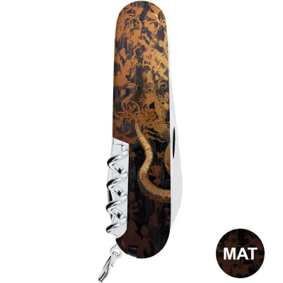 Складаний ніж Victorinox CLIMBER ZODIAC Золота дерев'яна змія 1.3703.3.Z4240pk - 4 - Robinzon.ua
