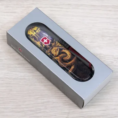 Складаний ніж Victorinox CLIMBER ZODIAC Золота дерев'яна змія 1.3703.3.Z4240pk - 5 - Robinzon.ua