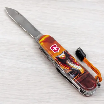 Складаний ніж Victorinox CLIMBER ZODIAC Полум'яна кобра 1.3703.Z4250pk - 7 - Robinzon.ua