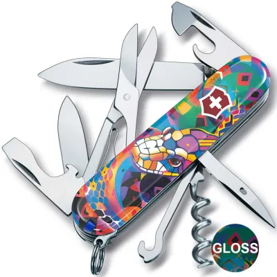 Складаний ніж Victorinox CLIMBER ZODIAC Яскрава змія 1.3703.Z4260pk - 1 - Robinzon.ua