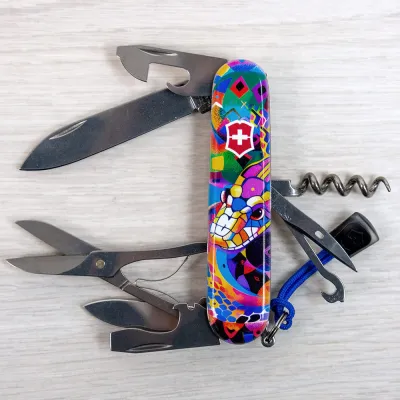 Складаний ніж Victorinox CLIMBER ZODIAC Яскрава змія 1.3703.Z4260pk - 6 - Robinzon.ua