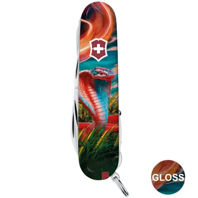 Складаний ніж Victorinox HUNTSMAN ZODIAC Барвиста кобра 1.3713.3.Z4290pk - 3 - Robinzon.ua